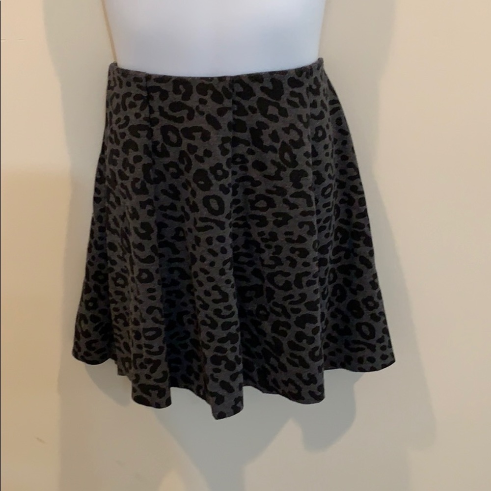Aeropostale Black Cheetah Print Mini Skirt  Size M - Picture 6 of 6